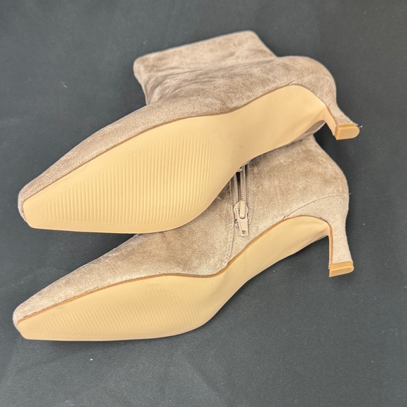 Steve Madden Elegant Tan Women's Ankle Boots lacy size 6M new - Picture 3 of 4